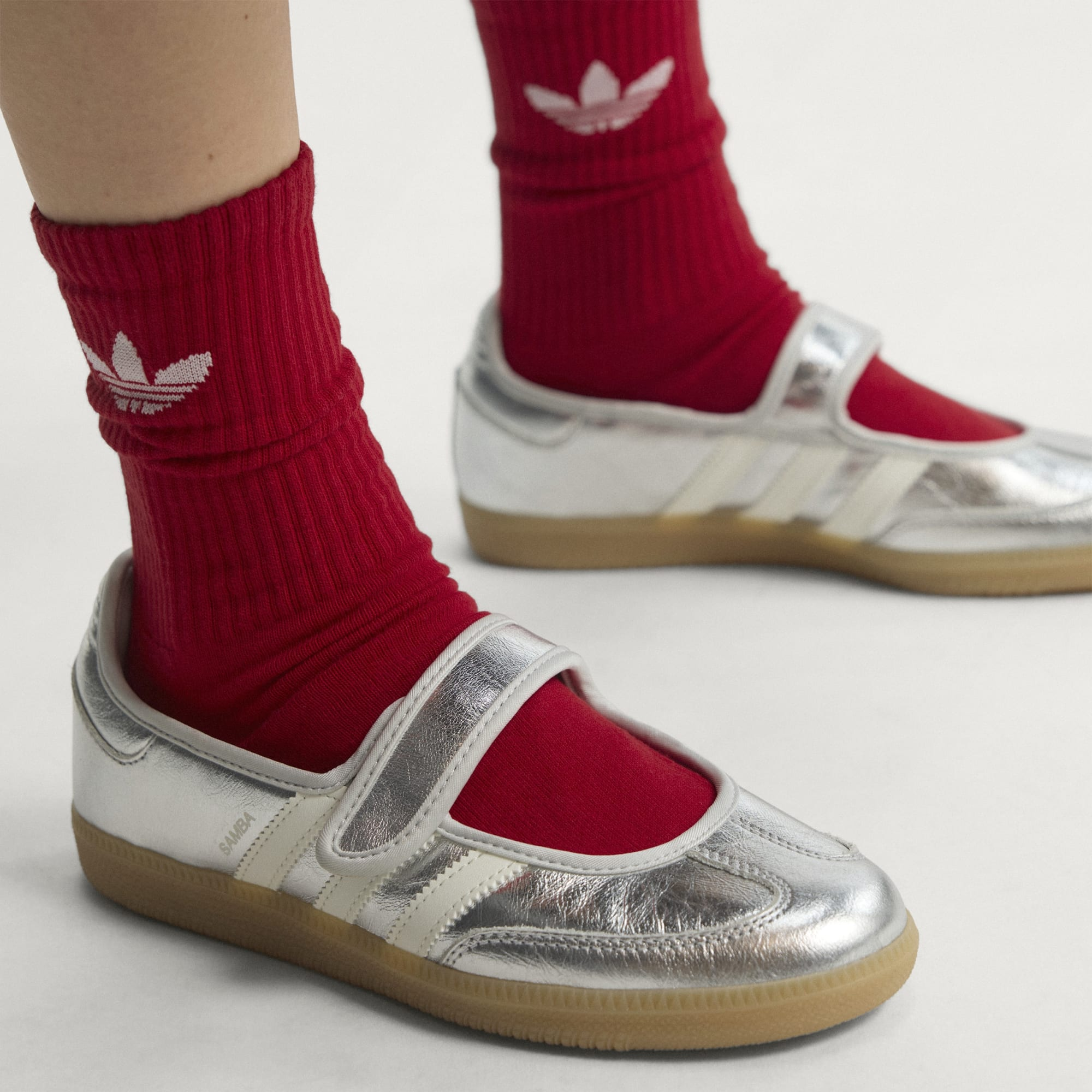 Giày adidas SAMBA JANE 'Silver Metallic' KK2502 - Ảnh 3