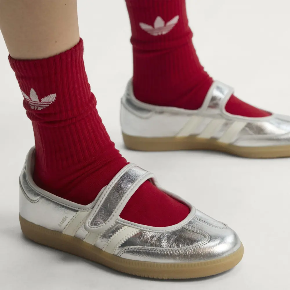 Giày adidas SAMBA JANE 'Silver Metallic' KK2502 - Ảnh 3