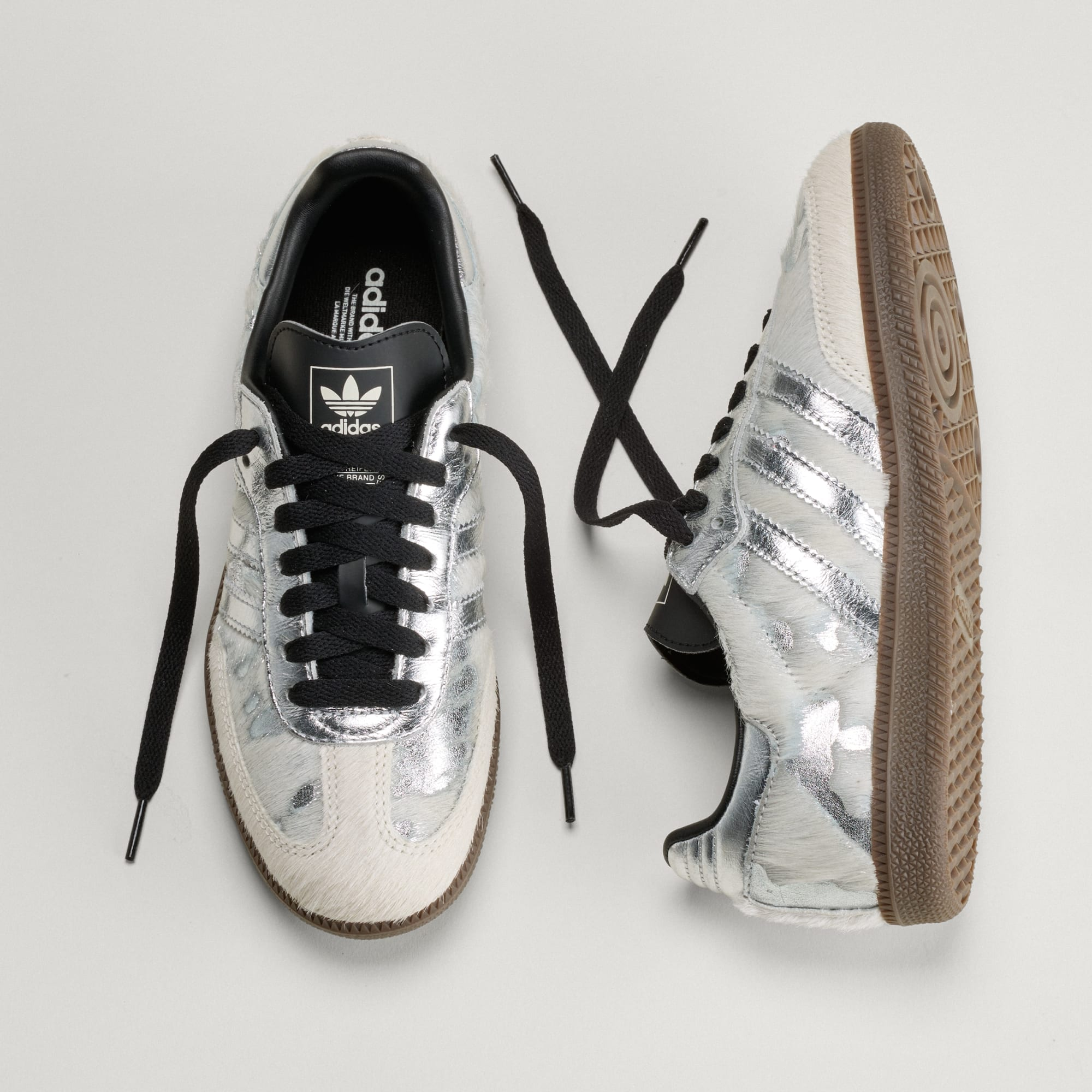 Giày adidas SAMBA OG 'Silver Metallic' KJ2314 - Ảnh 3
