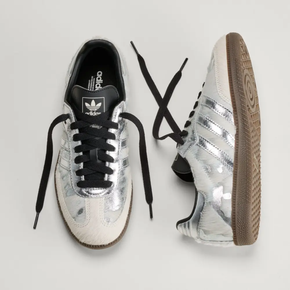 Giày adidas SAMBA OG 'Silver Metallic' KJ2314 - Ảnh 3