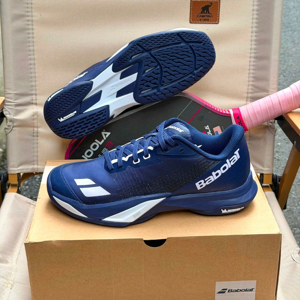 Giày Babolat Jet Mach 4 ‘Dark Blue’ 30F26629A-4131 - Ảnh 3