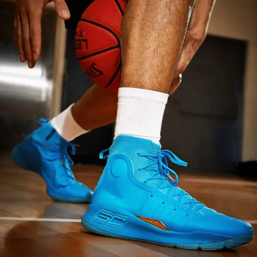 Giày Under Armour Men Curry 4 Retro ‘Flooded’ 1298306-404 - Ảnh 5