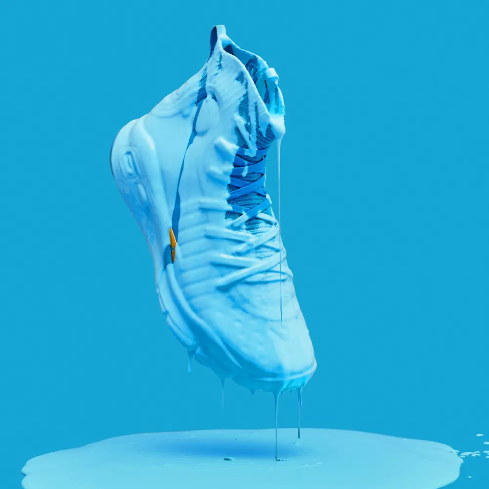 Giày Under Armour Men Curry 4 Retro ‘Flooded’ 1298306-404 - Ảnh 3