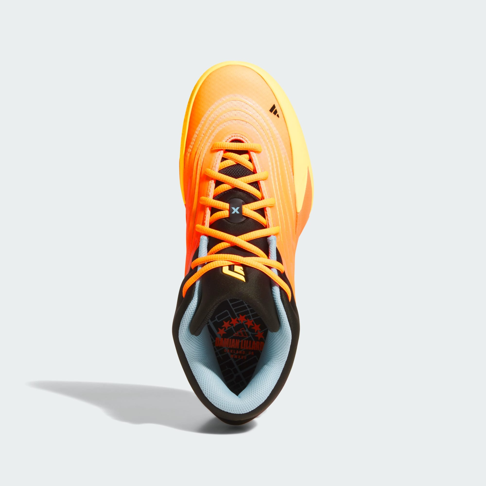 Alternative view of Giày adidas Dame X 'Lucid Orange' JQ9467