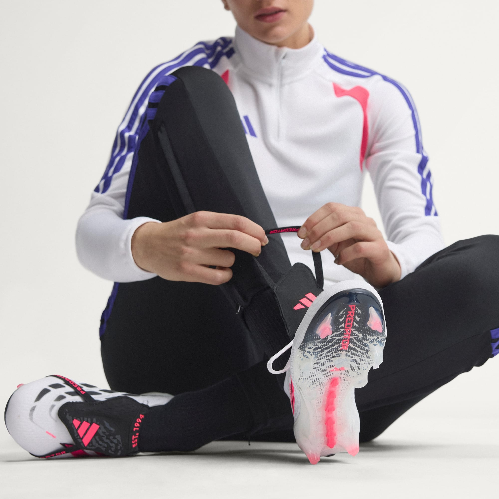 Giày Adidas Firm Ground Predator Elite 'Cloud White' JP6248 - Ảnh 3