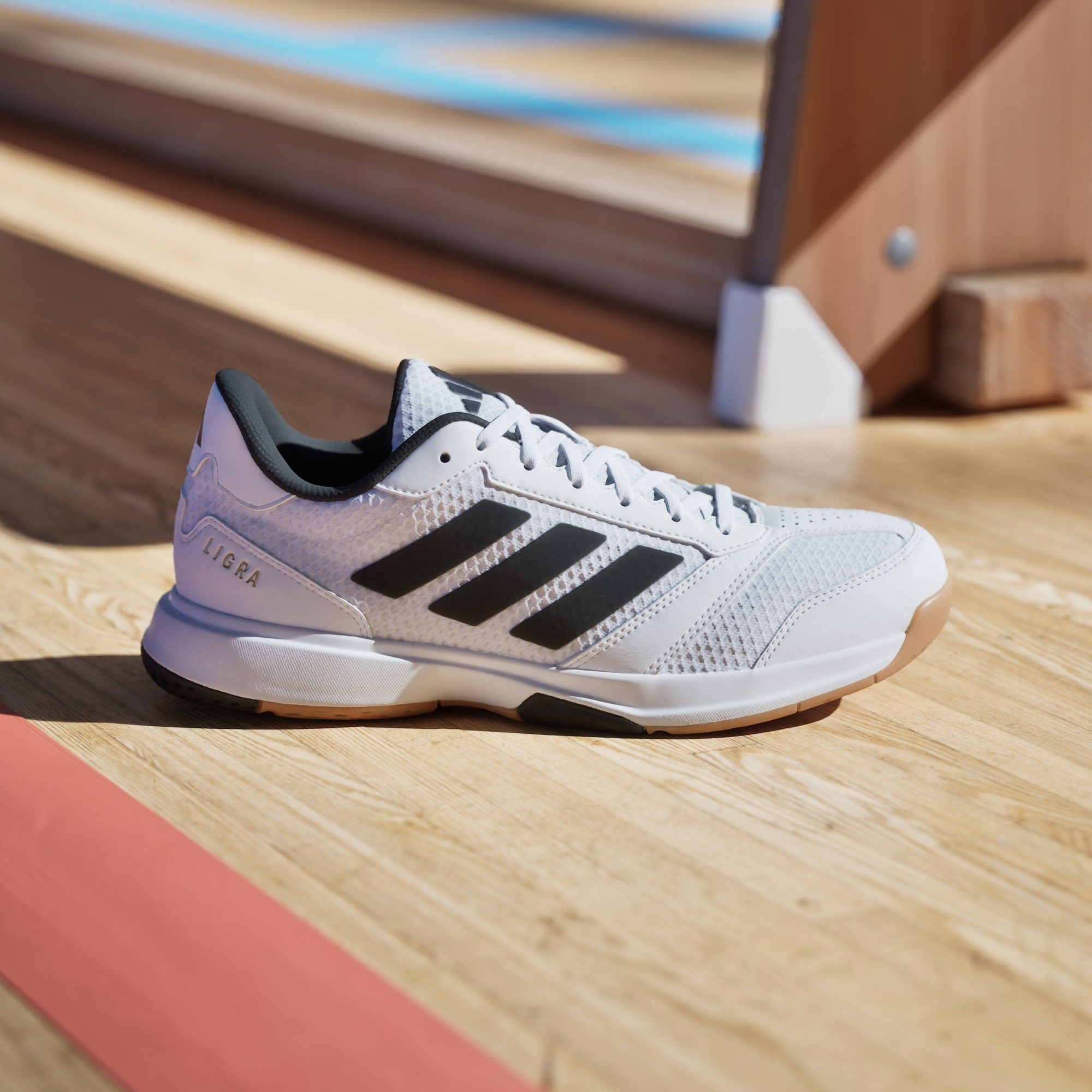 Giày Adidas Ligra 8 Indoor 'Cloud White' JI1505 - Ảnh 6