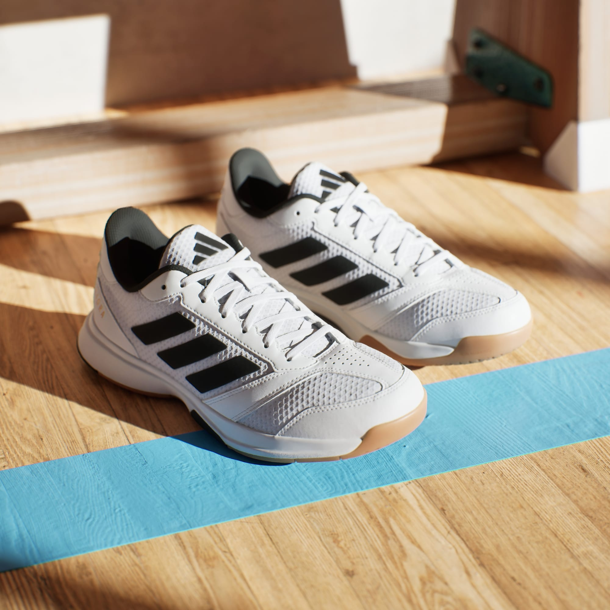 Giày Adidas Ligra 8 Indoor 'Cloud White' JI1505 - Ảnh 4
