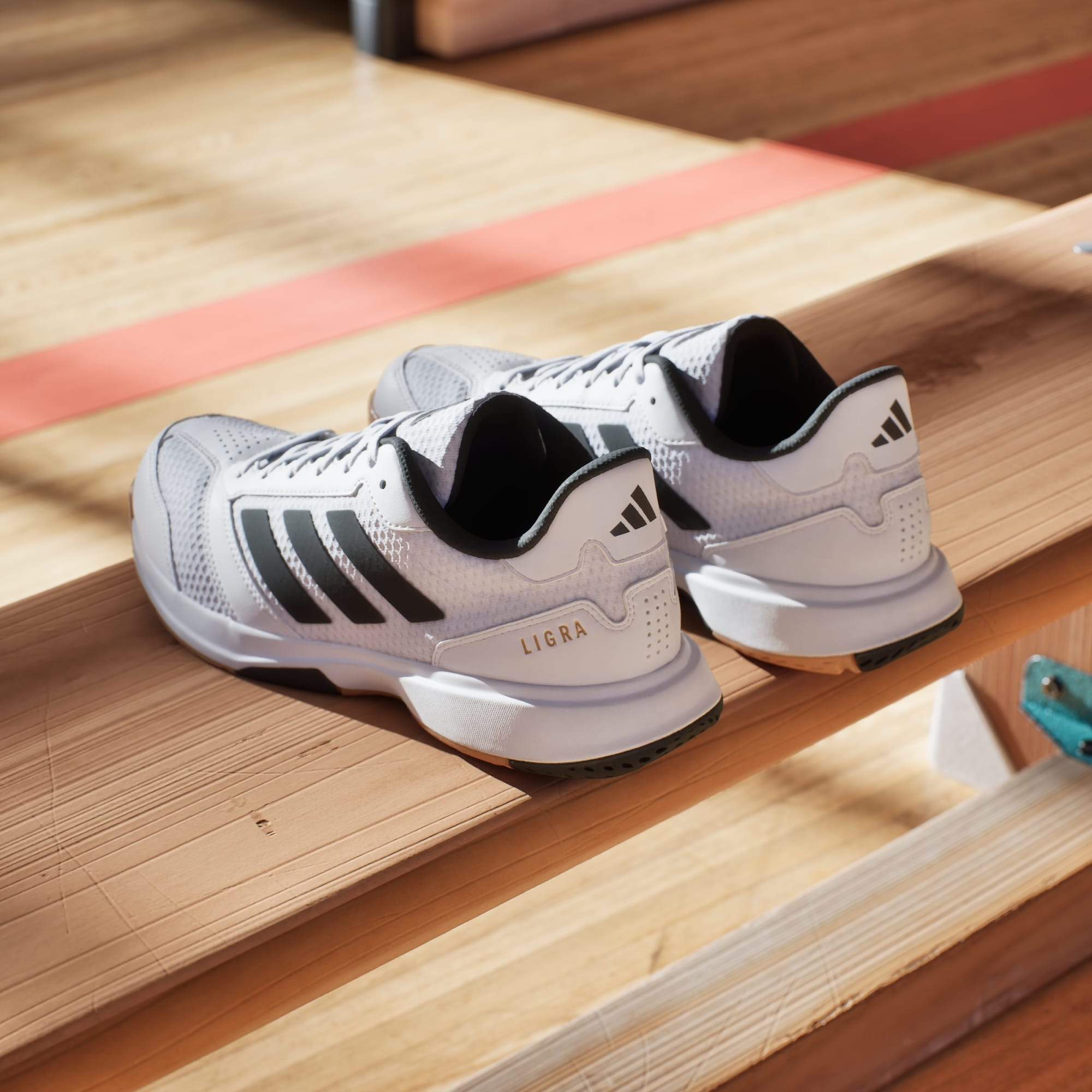 Giày Adidas Ligra 8 Indoor 'Cloud White' JI1505 - Ảnh 3