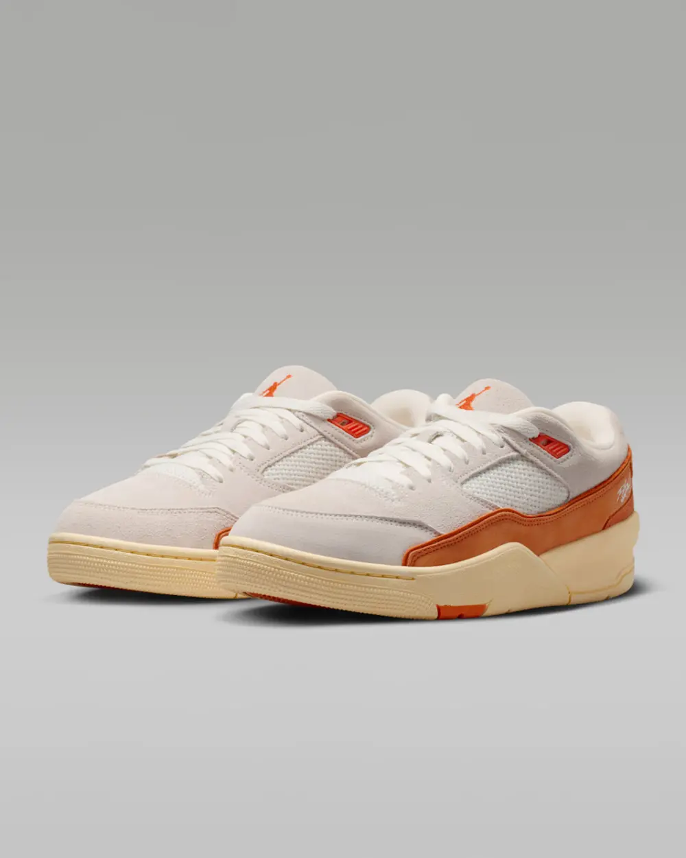 Giày Nike Air Jordan Flight Court 'Deep Orange' HF3255-109 - Ảnh 3