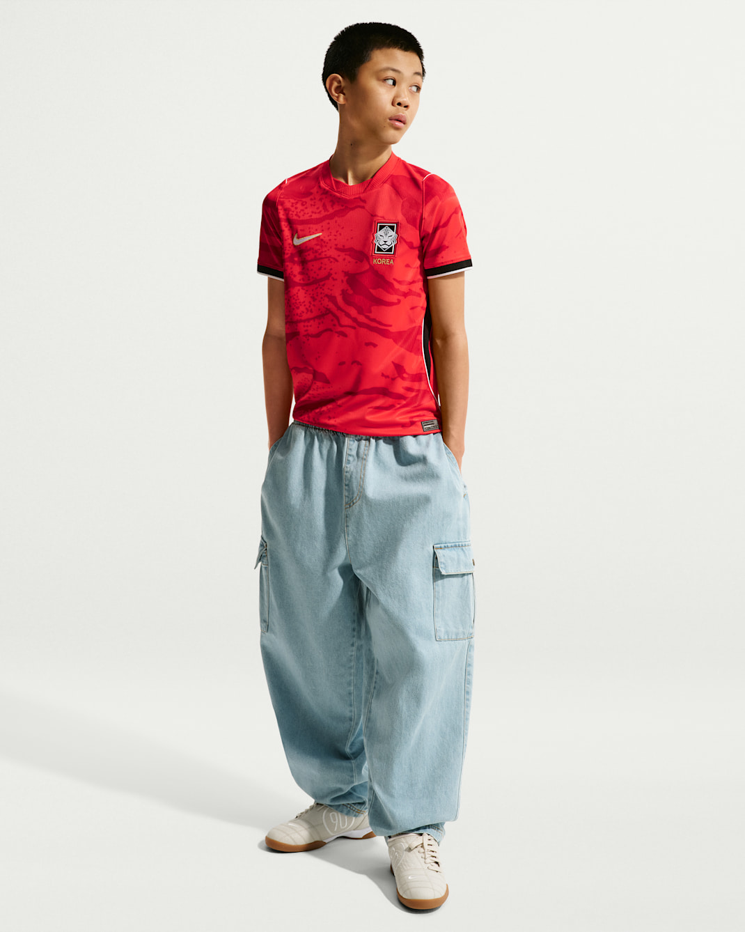 Alternative view of Áo Nike South Korea National Team 2026 Dri-FIT Football 'Global Red' IB5159-679