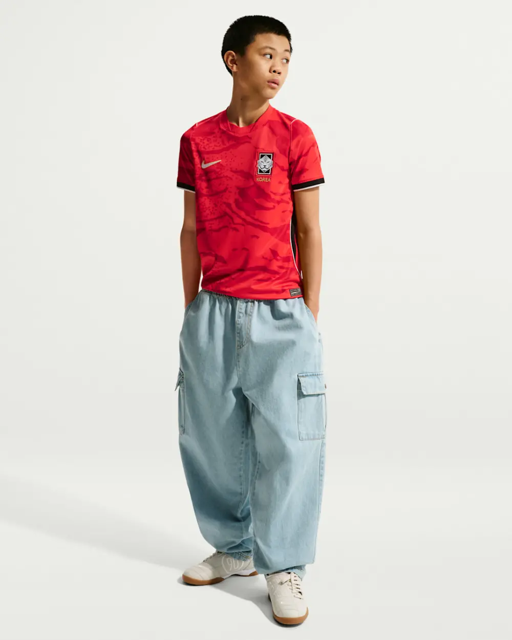 Alternative view of Áo Nike South Korea National Team 2026 Dri-FIT Football 'Global Red' IB5159-679