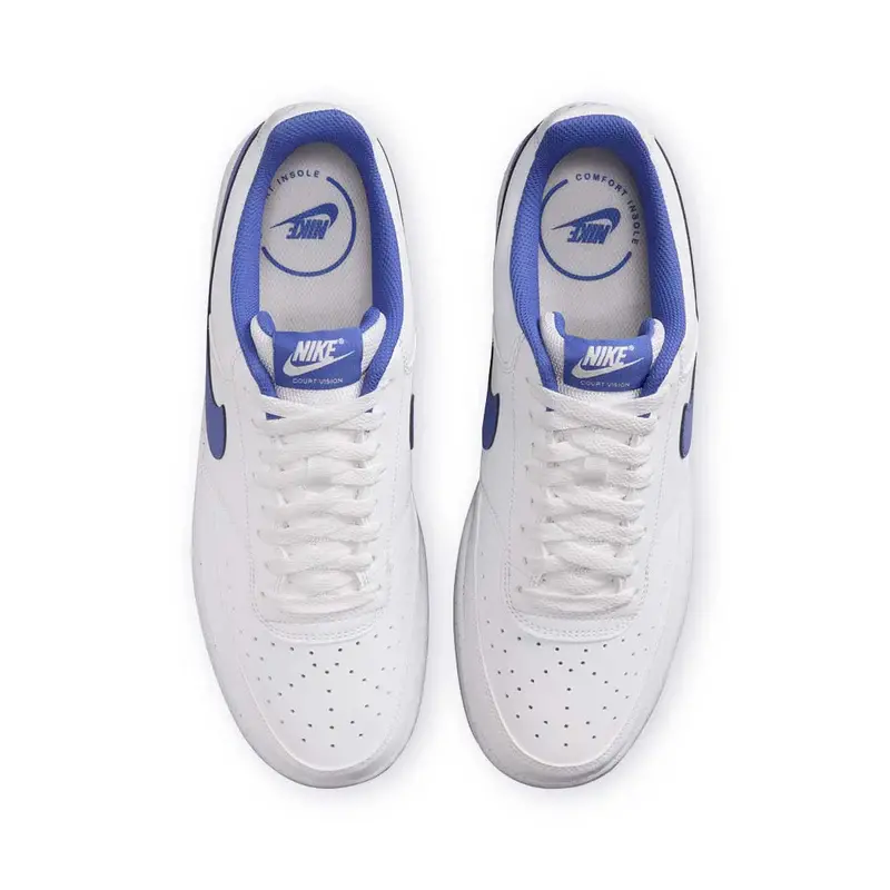 Giày Nike Court Vision Low 'Blue' HM9429-101 - Ảnh 4
