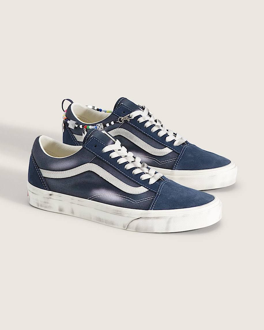 Giày Vans Old Skool 'Night Blue' VN000E9TJDU - Ảnh 4