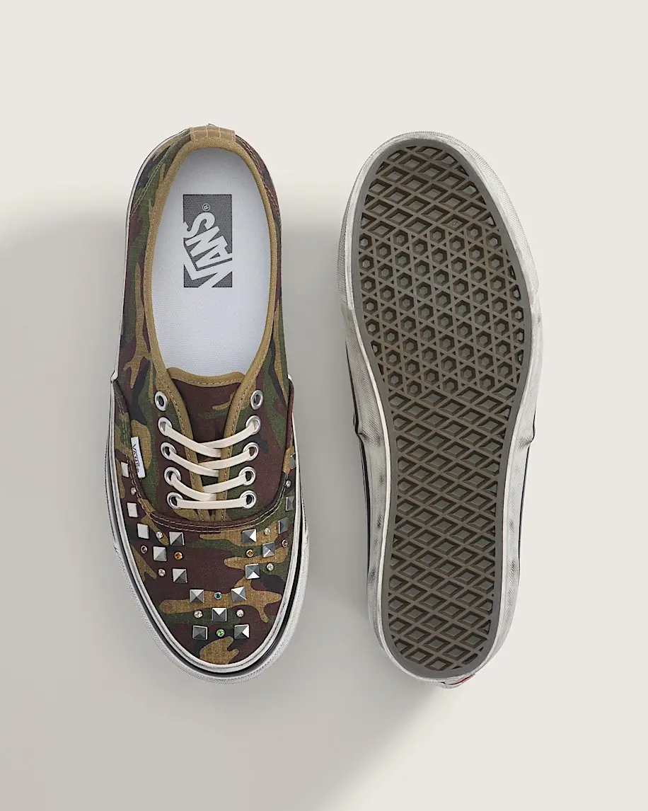 Giày Vans Premium Authentic 'Woodland Camo Green' VN000D9NWVD - Ảnh 4