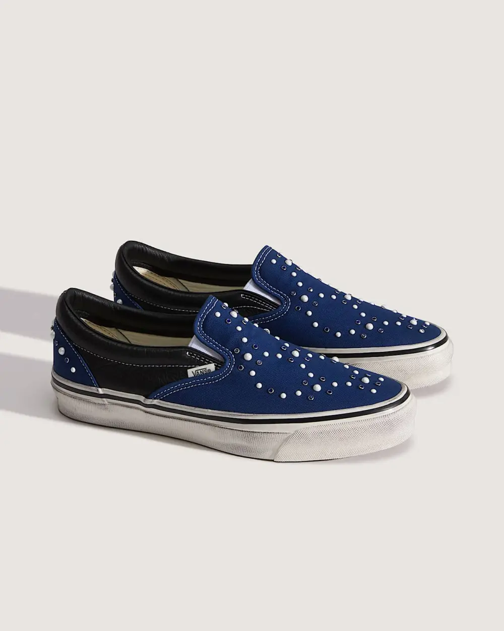 Giày Vans Premium Classic Slip-On 'Blue' VN000D9PIND - Ảnh 4