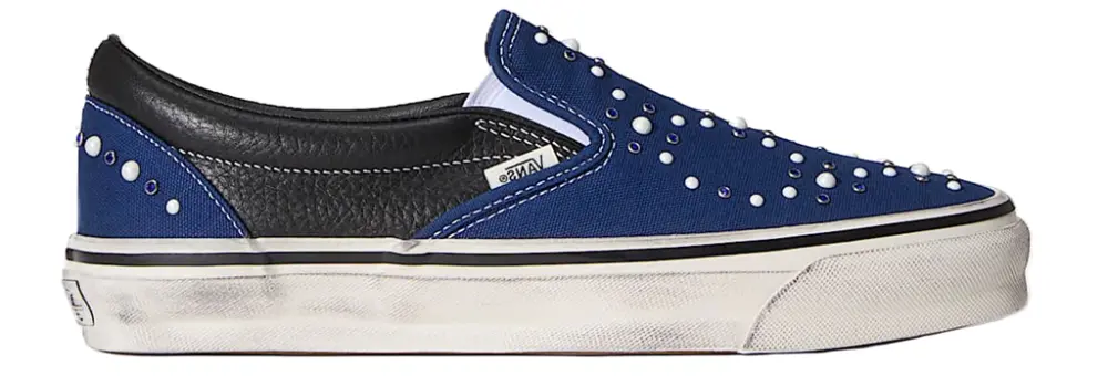Giày Vans Premium Classic Slip-On 'Blue' VN000D9PIND