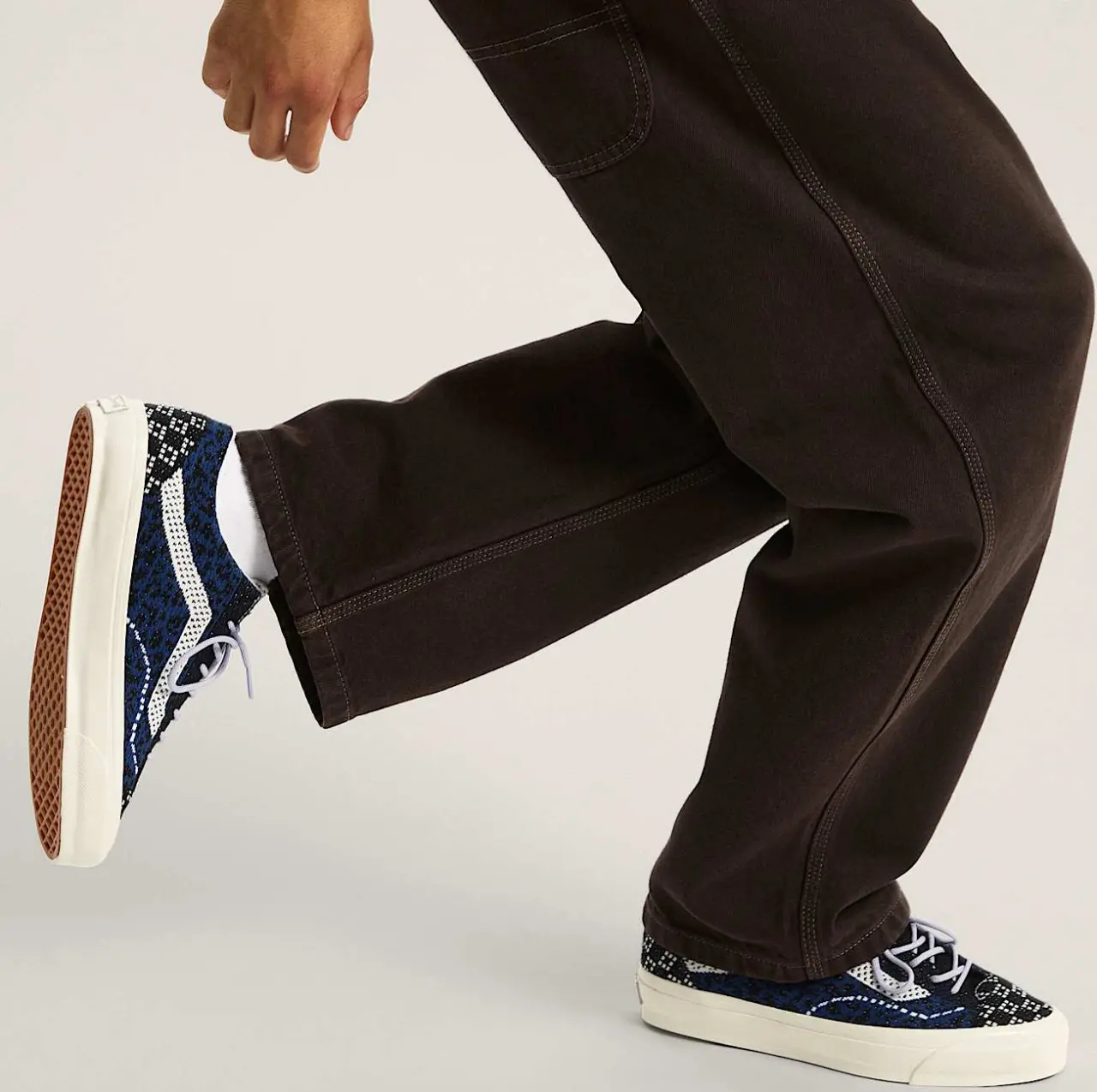 Giày Vans Premium Old Skool ‘Blue’ VN000EFKBX9 - Ảnh 5