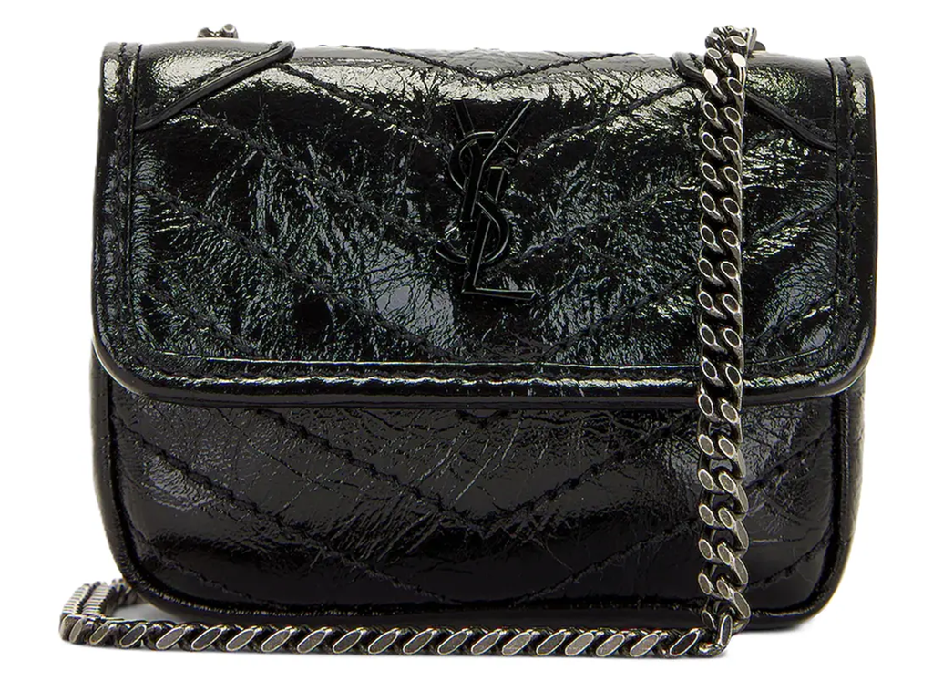 Túi Saint Laurent Niki Airpod Case ‘Nero’ 710844-0EN04-1000