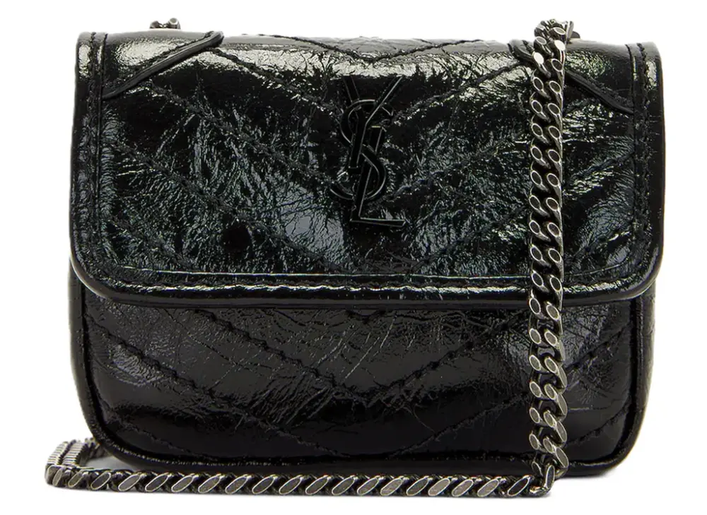 Túi Saint Laurent Niki Airpod Case ‘Nero’ 710844-0EN04-1000