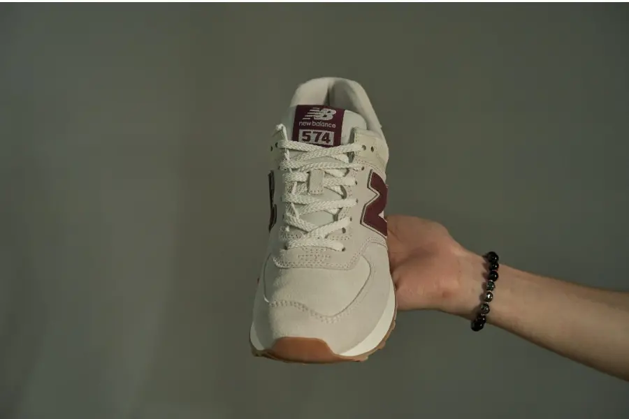 Alternative view of Giày New Balance 574 ‘Bone Burgundy’ U574NOW
