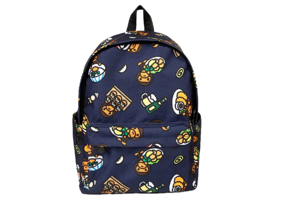 Balo Bape Baby Milo Print Medium 'Navy' 0MXBGW4275XXR