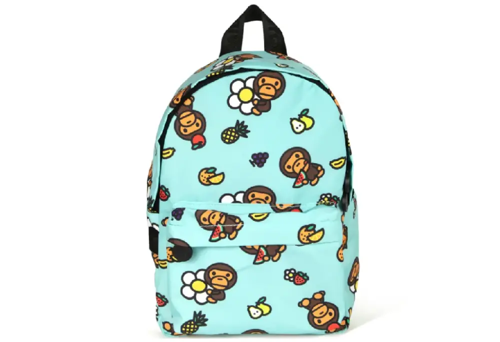 Balo Bape Baby Milo Graphic Small 'Green' 0MXBGW4278XXQ