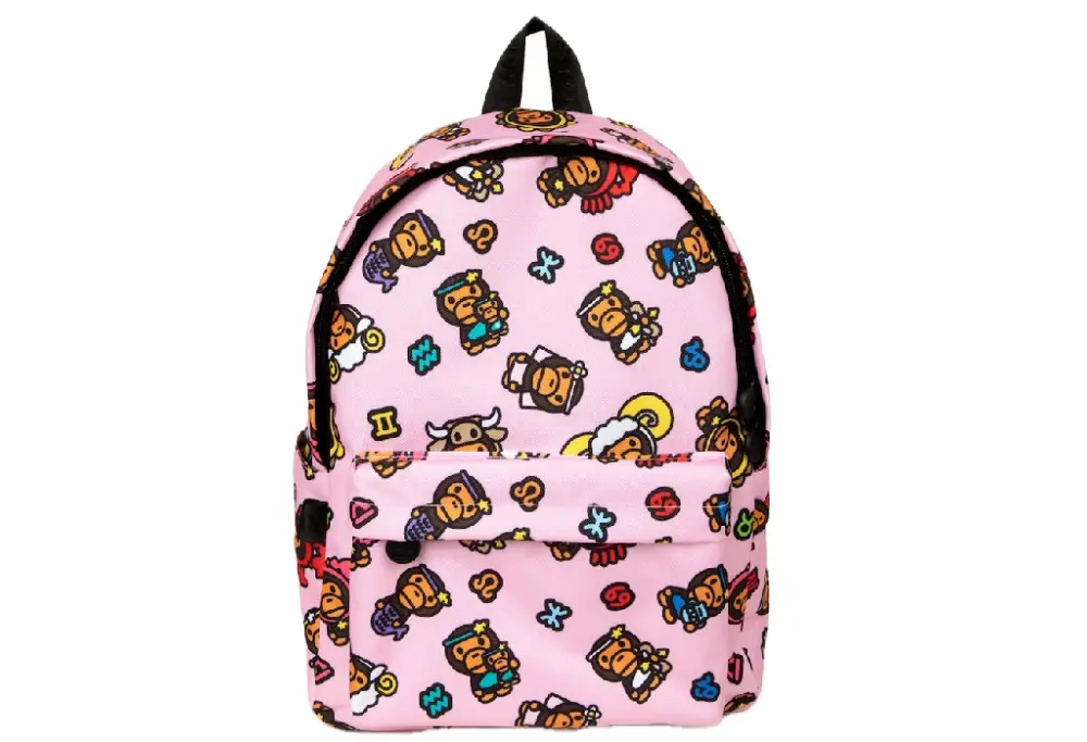 Balo Bape Baby Milo Print Medium 'Pink' 0MXBGW4275XXR