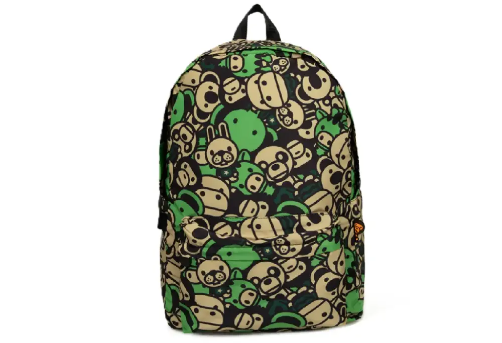 Balo Bape Baby Milo And Friends 'Green' 0MXBGW4228XXN