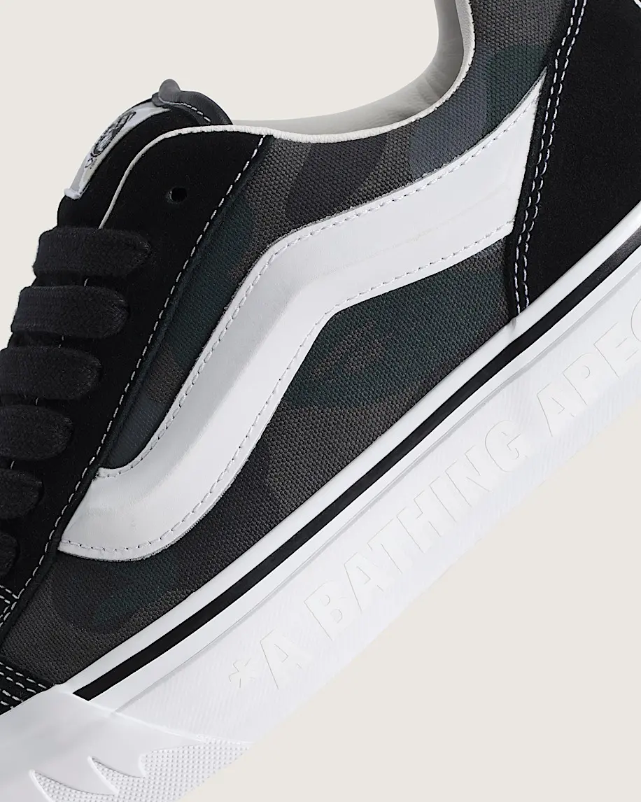 Alternative view of Giày Vans x BAPE Premium Knu Skool 'Camo Black' VN000Z3929B