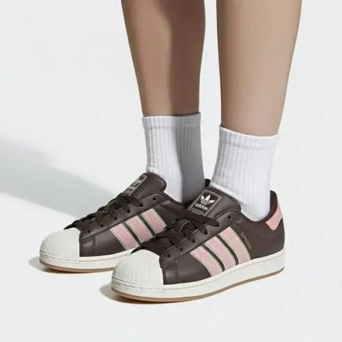 Giày Adidas SUPERSTAR II 'Brown Pink' JP8167 - Ảnh 3