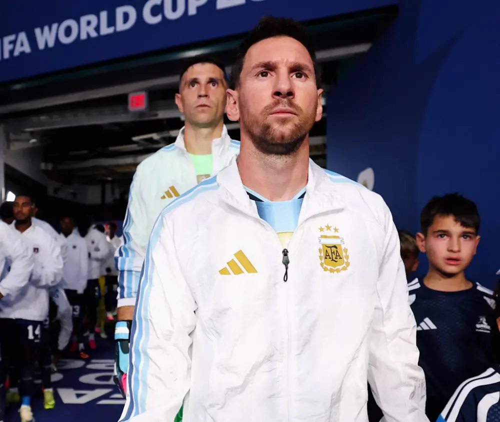 Alternative view of Áo Adidas Argentina National Team Anthem Home Jacket JZ6285