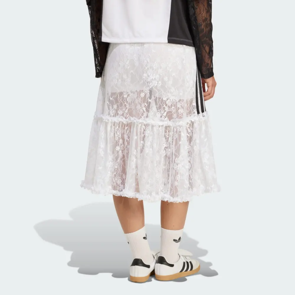 Alternative view of Chân váy adidas Originals Lace Skirt 'White' KD2288