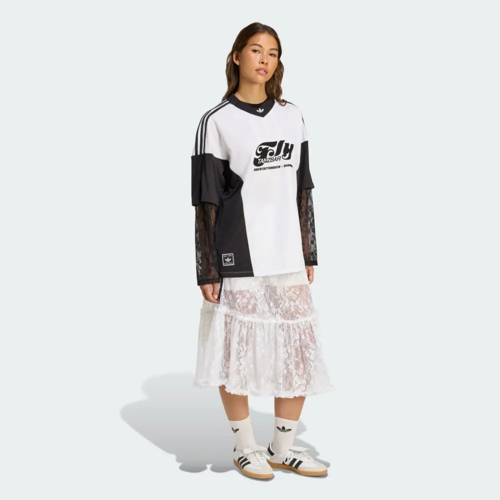 Chân váy adidas Originals Lace Skirt 'White' KD2288 - Ảnh 3