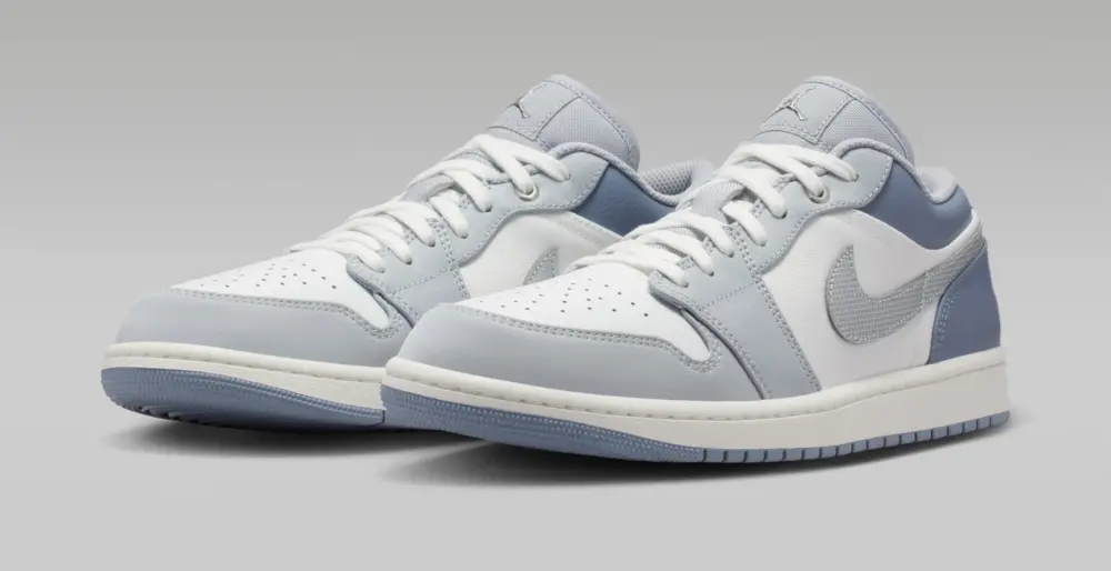 Giày Nike Air Jordan 1 Low Top ‘Blue Grey’ IX5003-101 - Ảnh 5