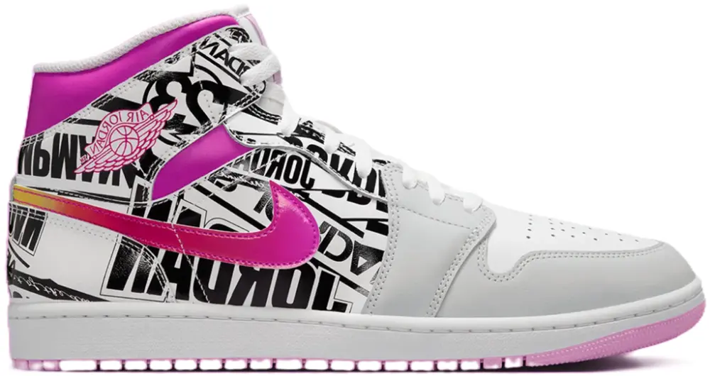 Giày Nike Air Jordan 1 Mid 'What The Logo' IX3522-101