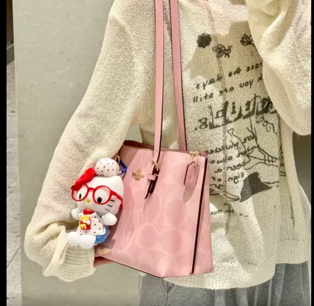 Túi Coach Molline Tote Bag 25 'Pink' CAL50-IMPO - Ảnh 4