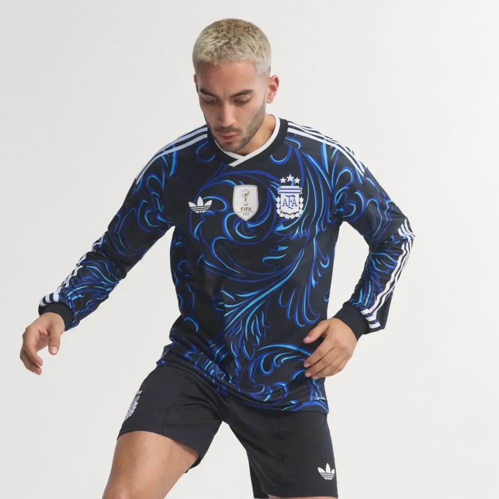 Áo Adidas Argentina Long-Sleeve Away Authentic Jersey 26 KB0643 - Ảnh 6