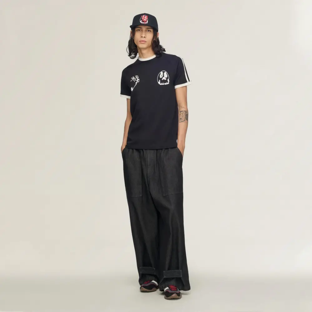 Alternative view of Áo Adidas Y-3 Chito Graphic Cali Tee 'Black' KQ8577