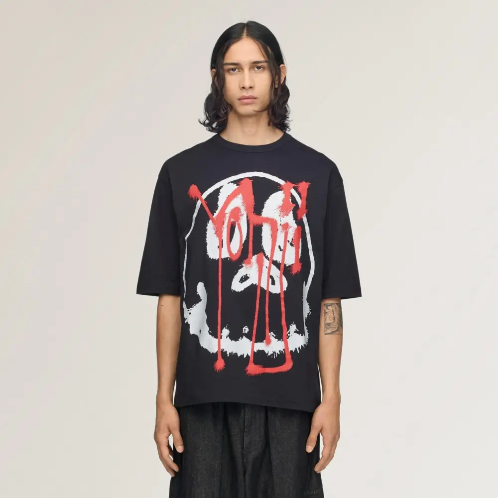 Áo Adidas Y-3 Chito Graphic Short Sleeve Tee 'Black' KR1062 - Ảnh 5