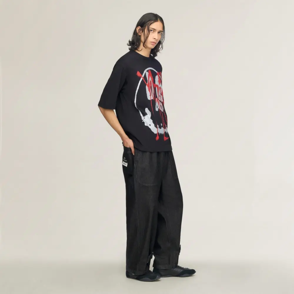 Alternative view of Áo Adidas Y-3 Chito Graphic Short Sleeve Tee 'Black' KR1062