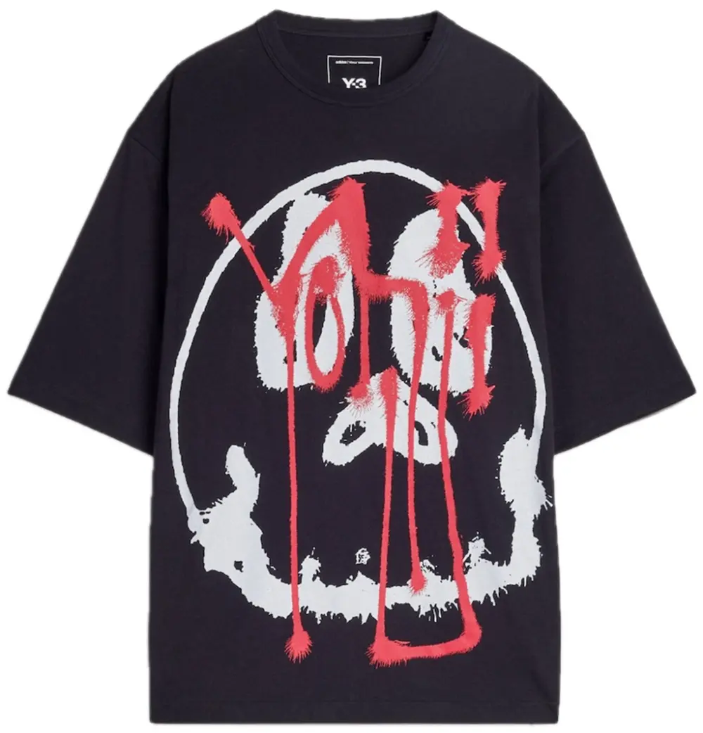 Áo Adidas Y-3 Chito Graphic Short Sleeve Tee 'Black' KR1062