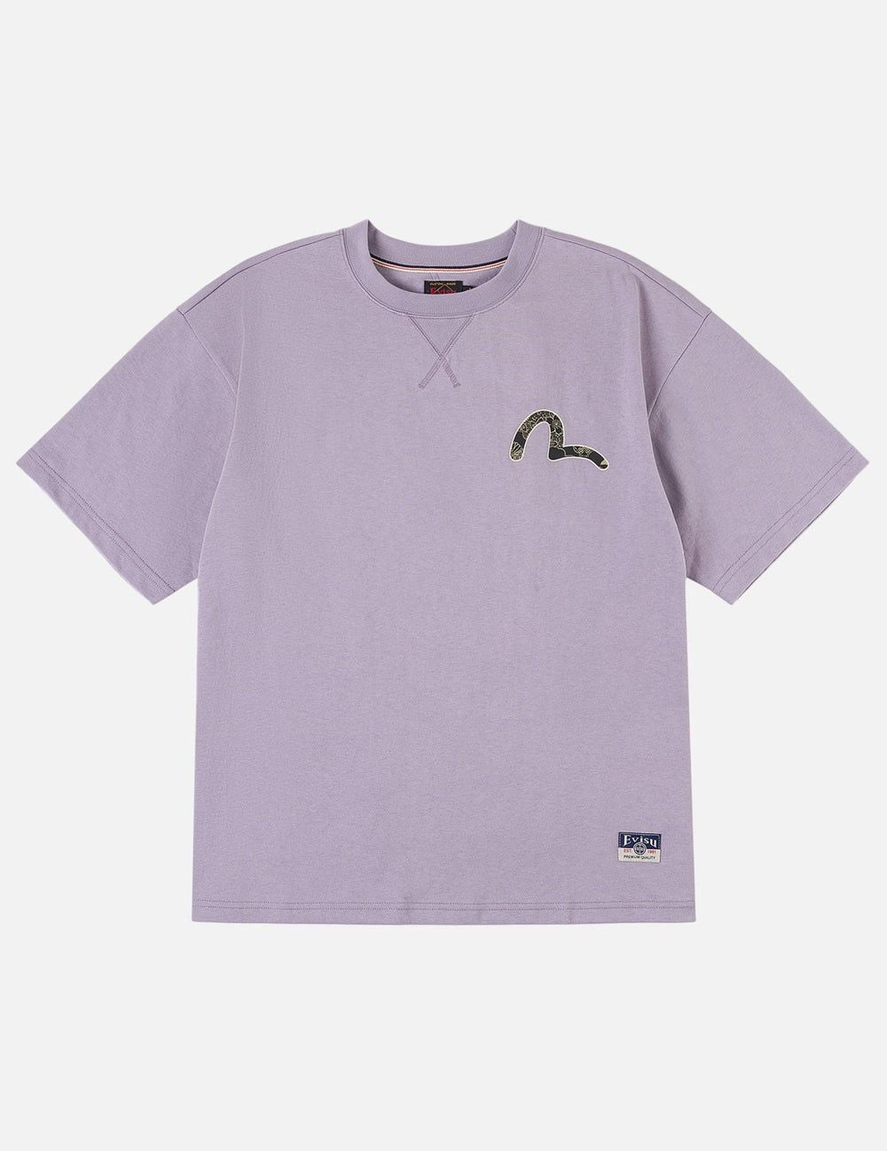 Alternative view of Áo Evisu Kanji Print T-shirt 'Purple' 2ESHTM6TS1084RXCT