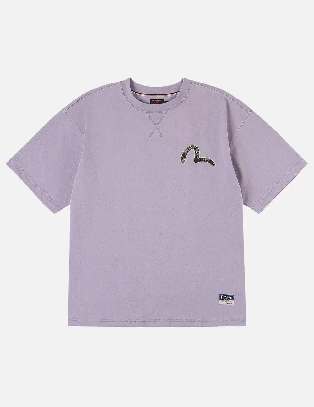 Alternative view of Áo Evisu Kanji Print T-shirt 'Purple' 2ESHTM6TS1084RXCT