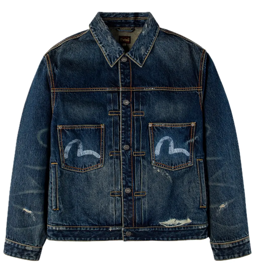 Áo Evisu GDC Denim Jacket ‘Indigo’ 2EAGDM5DJ6430RXDN