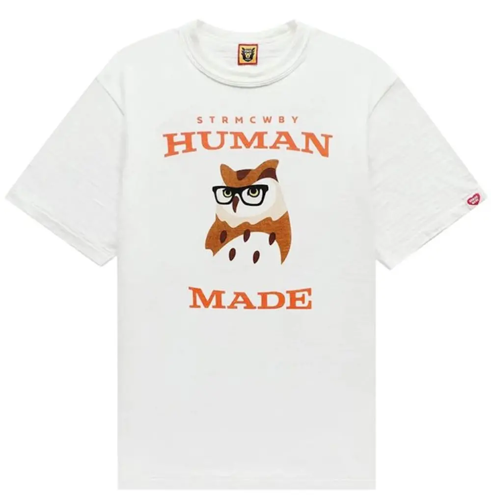 Áo Human Made Graphic T-Shirt 'White' HM25TE008