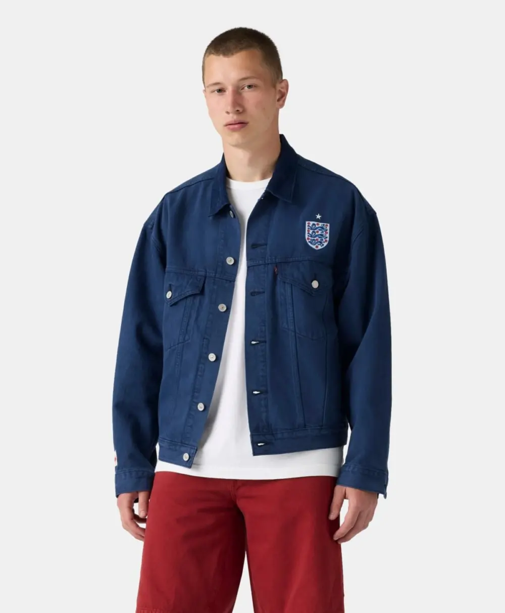 Áo Levi's England Football Type II 'Blue' 006GU-0004 - Ảnh 3