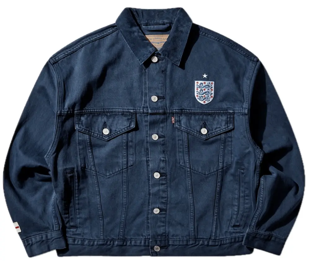 Áo Levi's England Football Type II 'Blue' 006GU-0004