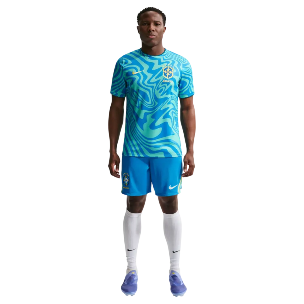 Áo Nike Brazil 26/27 Pre Match Jersey IH1662-369 - Ảnh 3