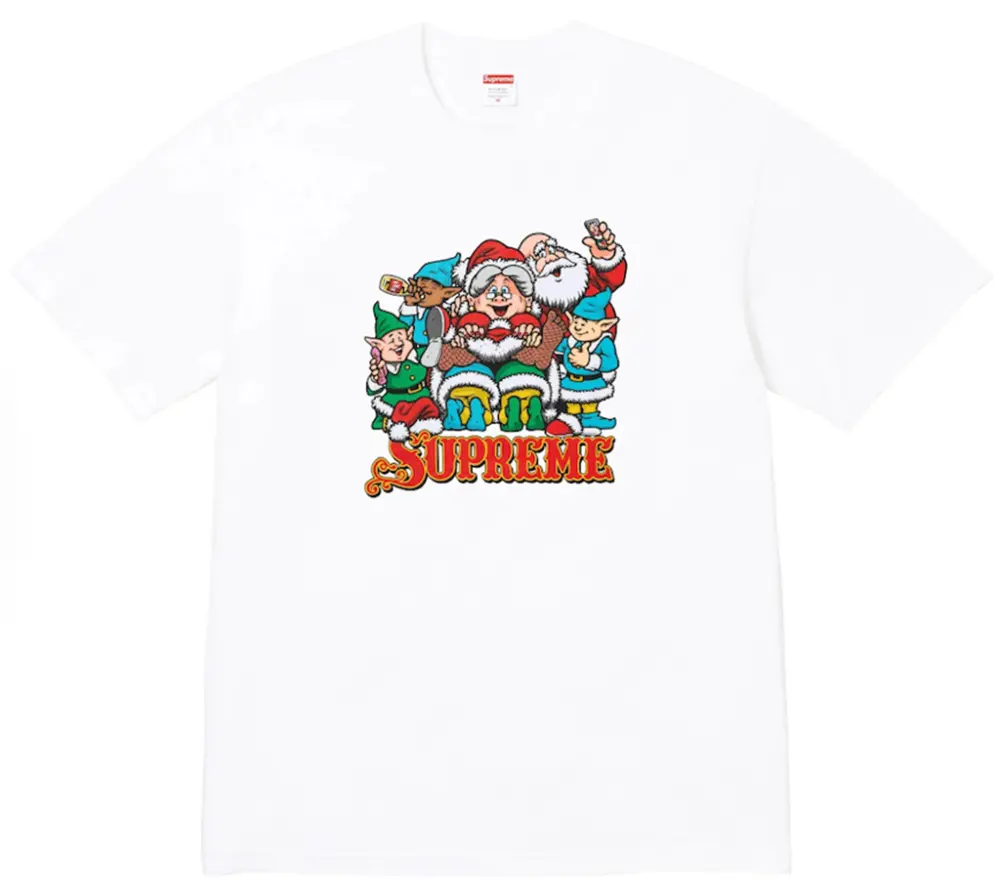 Áo Supreme Naughty Tee 'White' SUP-FW25-276