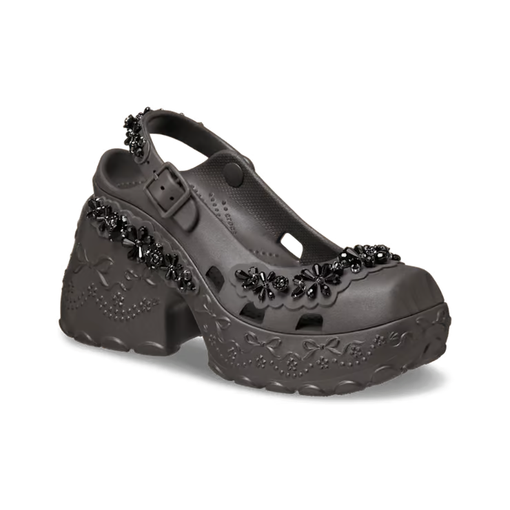Dép Crocs Ballerina Platform Clog ‘Espresso’ 211079-206 - Ảnh 4